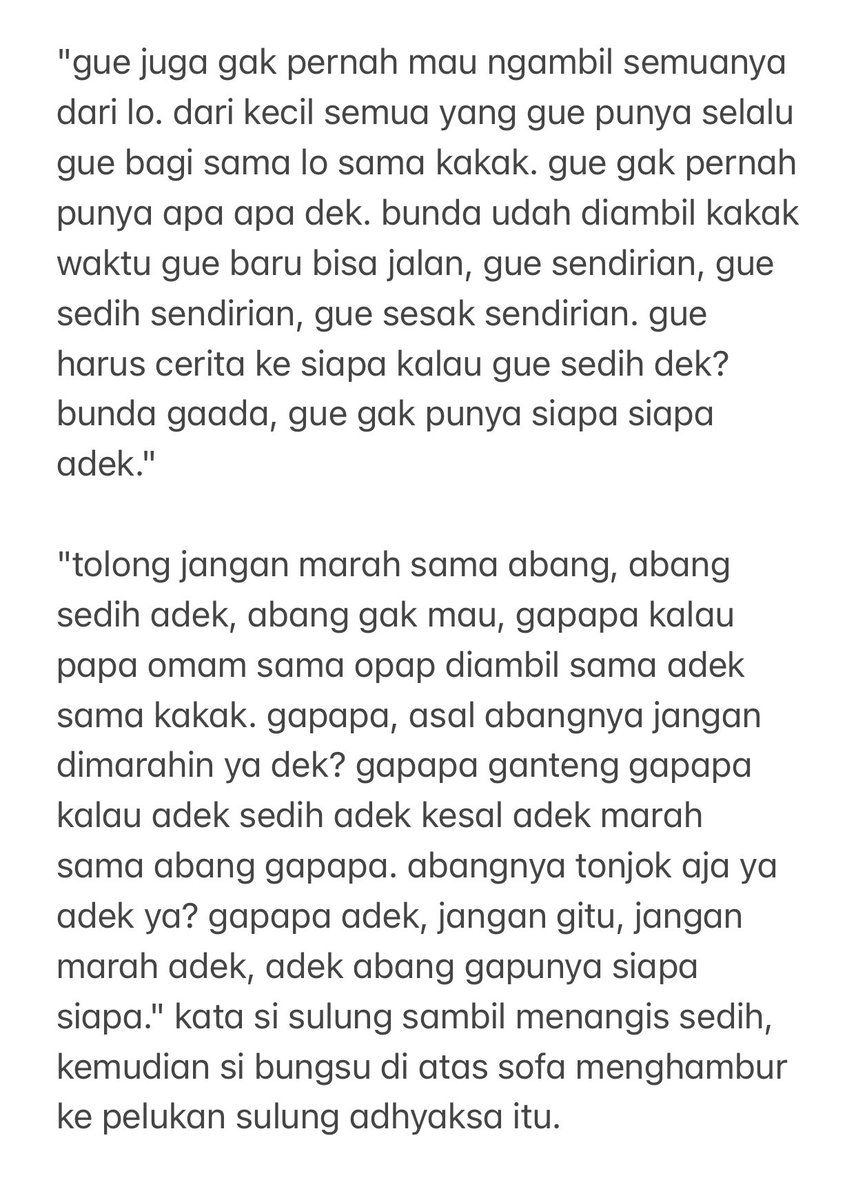 chogiwabois's tweet photo. abang punya banyak orang, bang. abang gak sendirian. https://t.co/2oJat9HQTU