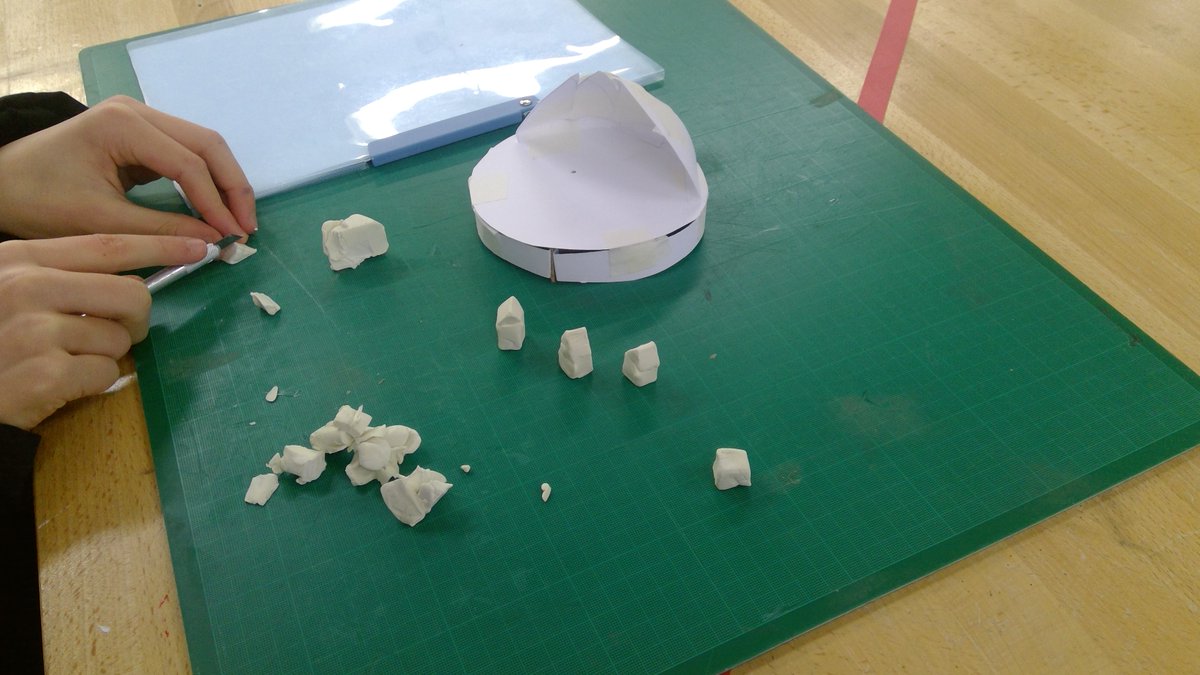 CKP_DT's tweet photo. CokethorpeFourthForm have started modelling their ideas, great to be back in the workshop.#designandtechnologyassociation https://t.co/sO6AoDBwtZ