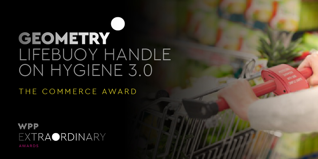WPP's tweet photo. Huge congratulations to @VMLYRCommerce and @Unilever's @lifebuoysoap whose world first innovation and impactful shopper activation campaign, Handle on Hygiene 3.0, was awarded The Commerce Award #WPPXAwards https://t.co/g7BeOVclFx