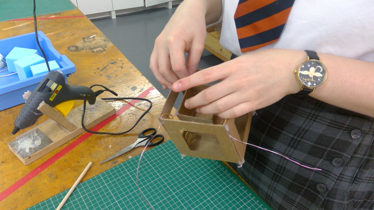 CKP_DT's tweet photo. CokethorpeFourthForm have started modelling their ideas, great to be back in the workshop.#designandtechnologyassociation https://t.co/sO6AoDBwtZ