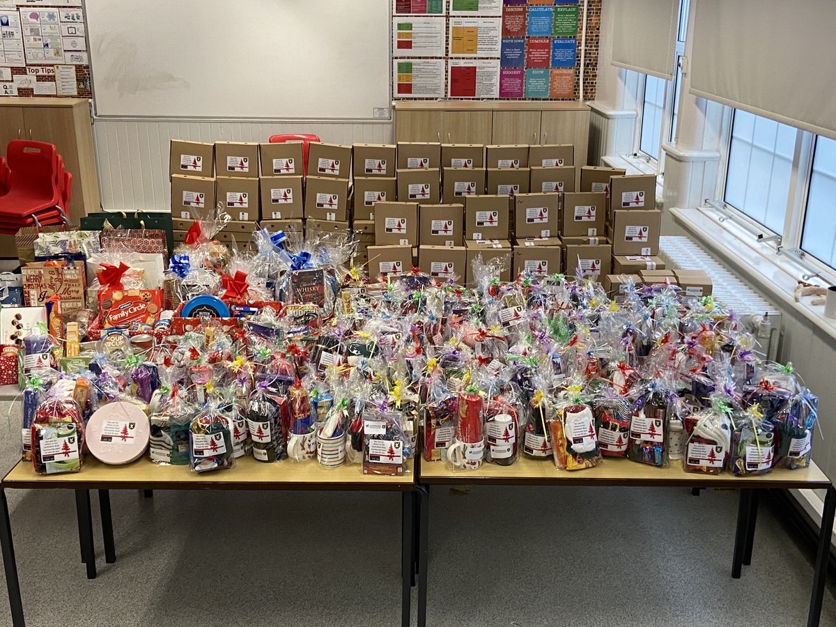 carshaltonboys's tweet photo. Wow what an amazing few days it has been, over £1100 donated as well as tons of food. We have made a massive 461 hampers to go to local care homes and and to Queen Mary’s at St Helier Hospital. Thank you to students, parents and staff for making all this happen... so proud...😍 https://t.co/Z1Kdwe2qvZ
