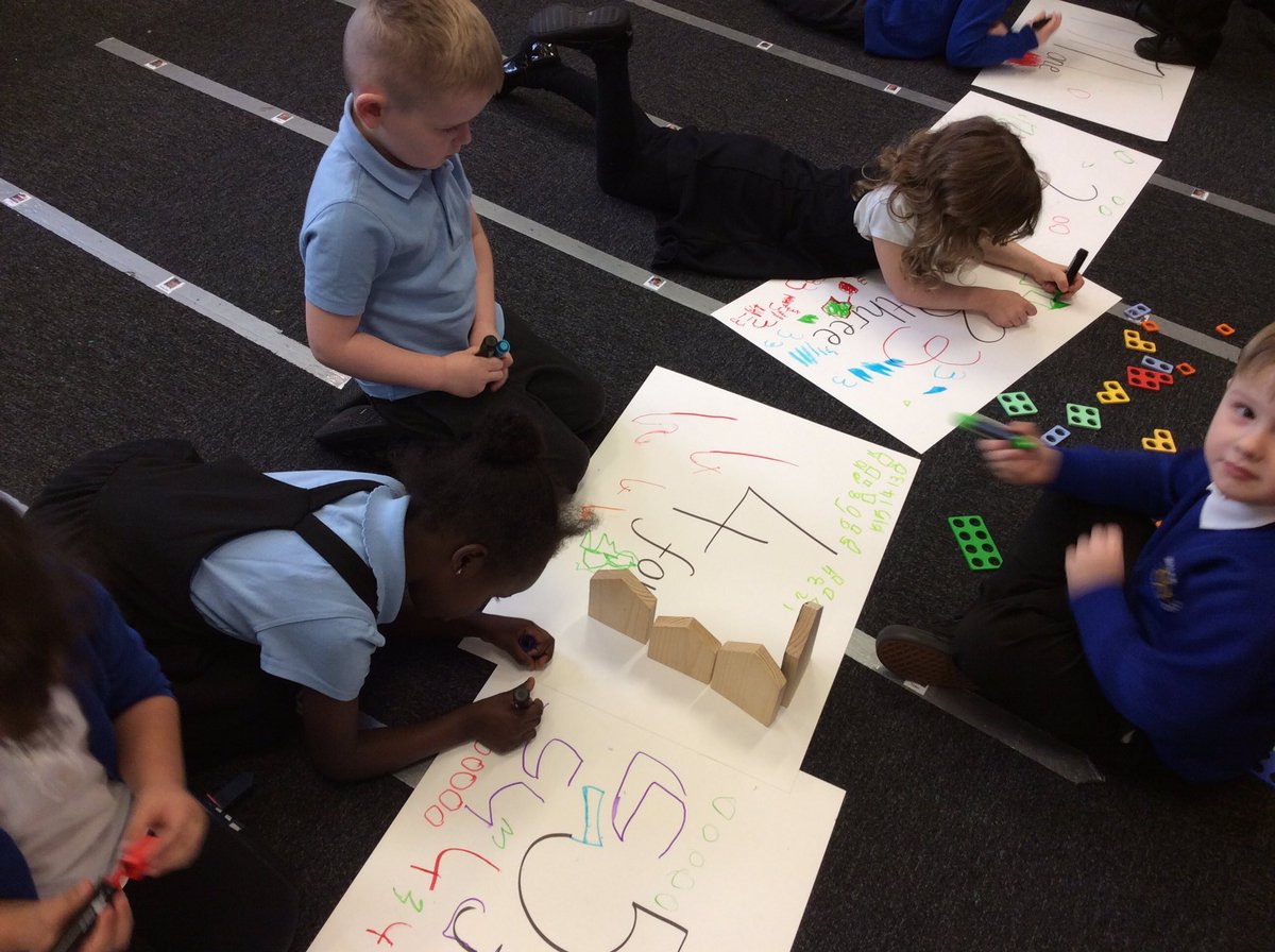 Wheeler_PS's tweet photo. There has been some fantastic learning going on today in Green Base. The children have amazed Mrs Day today with their reading and mathematical skills from counting snowballs to creating numbers using numicon. #hcatschool #eyfs #learningthroughplay https://t.co/QY6fsE9dNl