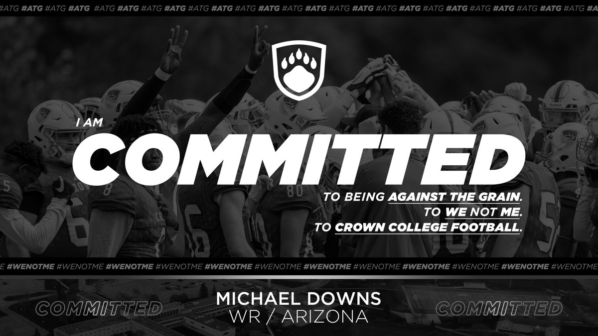 CrownCollegeFB's tweet photo. The family continues to grow! Really excited to add another member from the state of Arizona. #WEnotME #ATG #StormChasing21 #AZStorm https://t.co/vPBDAMjRuA