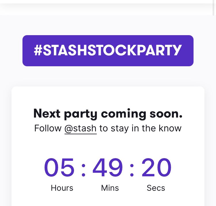stanholtsclaw's tweet photo. Attention #stashers ...check the website! https://t.co/X93bJW7qG9 #StashStockParty https://t.co/InIs97zqAl