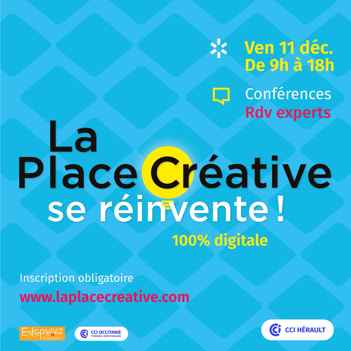 IncubMinesAles's tweet photo. Testez votre idée et caractérisez votre #innovation avec #RESOIP+ sur le site de la Place Créative - rdv sur https://t.co/n9cex8n08Z
Les chargé.e.s d'affaires présents vous guideront pour mieux comprendre #financement et #accompagnement
@CCIHerault @ADOCC_ @CCIoccitanie https://t.co/10BWYKCGyt
