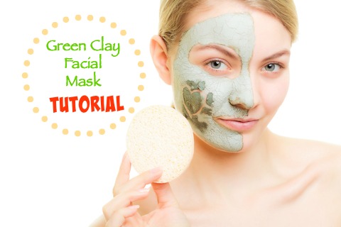 Green Clay Facial Mask Tutorial - face-natural.com/blog/recipes/g… #organicskincare #NaturalSkincare