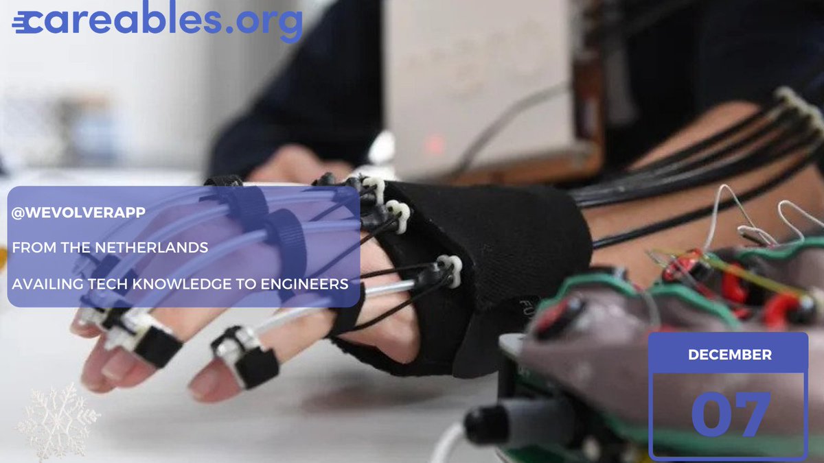 CareablesOrg's tweet photo. On Day 7 of #31daysofcareables we feature @WevolverApp! We love them for: building and using several online platforms to provide engineers with open knowledge to help them innovate, including the Welder Platform, on which Careables is hosted ā¤ļøš¤ https://t.co/080MAgkD7A
