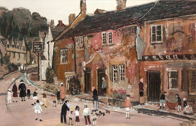 mike_loseby's tweet photo. Series of paintings by #FredYates (British,1922-2008)..Born in #Urmston #Manchester..
Yates, a #PleinAir painter, inspired by L S Lowry, focused on ordinary folk going about their daily lives..
#NaiveArt https://t.co/vDh2yvQVnp