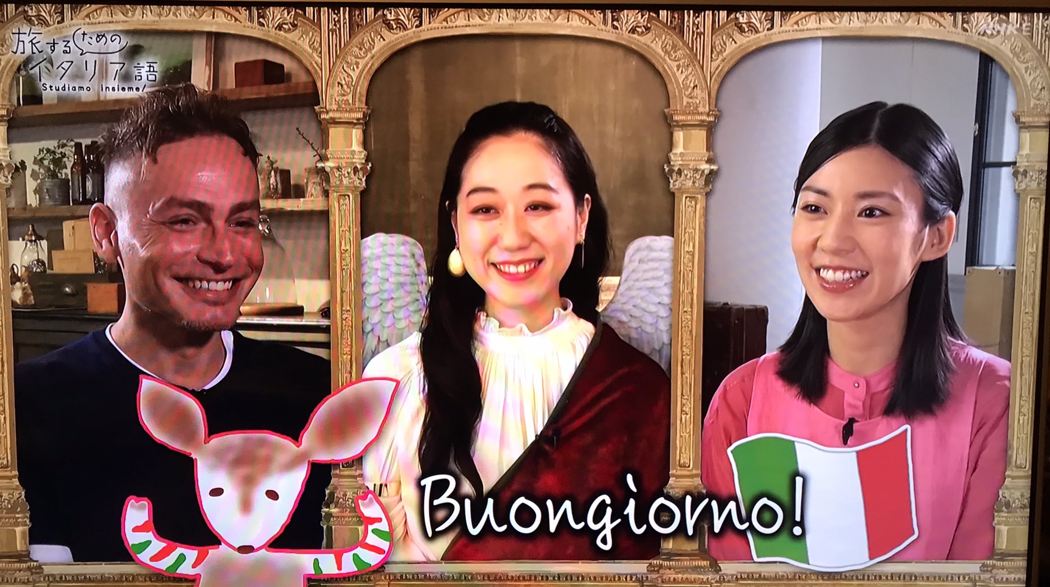 マッテオインゼオ 旅するためのイタリア語 今日もよろしくお願いします 旅するためのイタリア語 渡辺早織 小関裕太 ホームステイをする ダビモナ 旅するイタリア語 T Co Djbnnfol42 Twitter