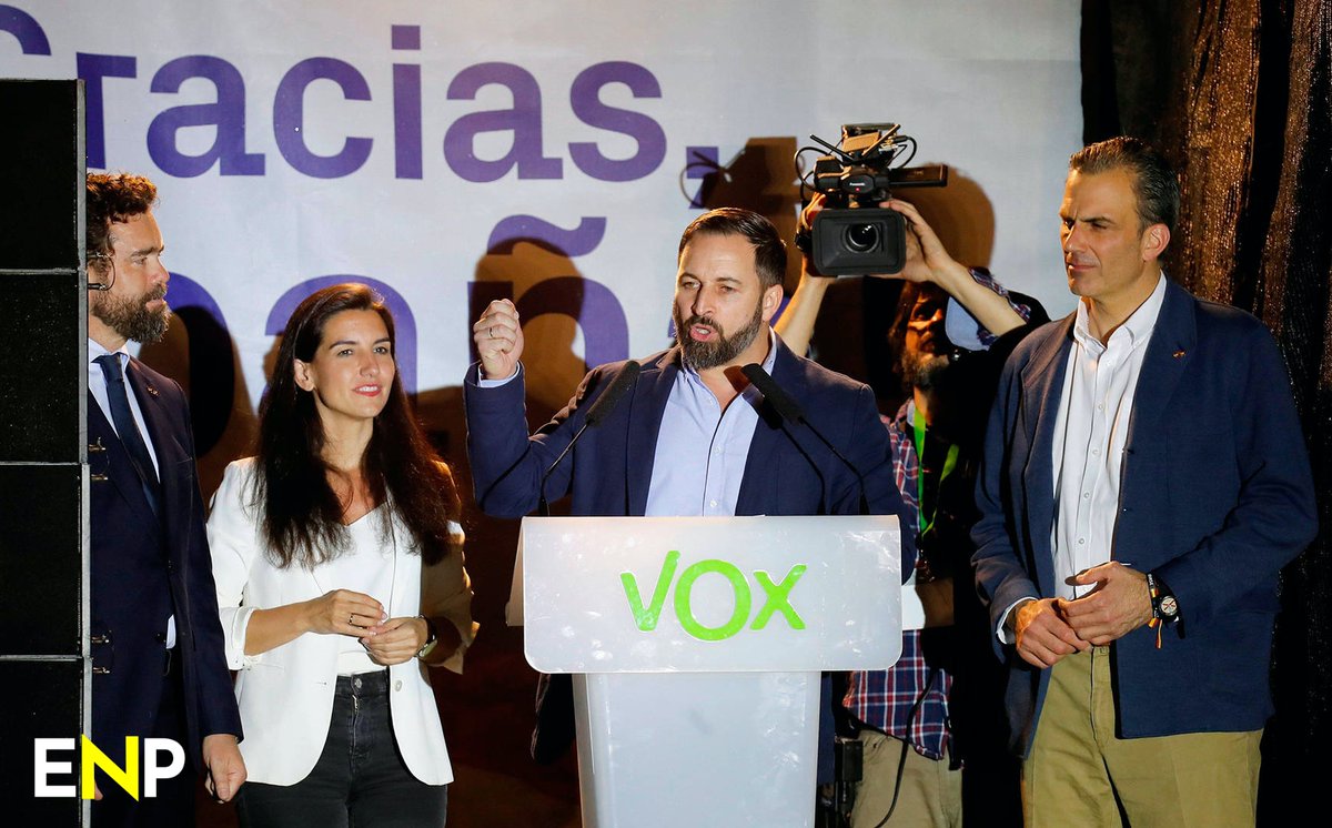 EnfoqueNacional's tweet photo. 🏛️🟢 El 28 de abril de 2019, tras las elecciones generales, #Vox logró entrar en el Congreso de los Diputados con 24 escaños gracias a los más de 2 millones y medio de votos (10,2% del total).

Más información en nuestra página de Facebook 👉https://t.co/xlxxWQrc5E https://t.co/Mpi7LJFATR