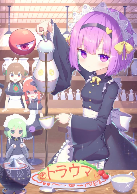 #これが私の代表作 
描いてて楽しかったメイド喫茶 