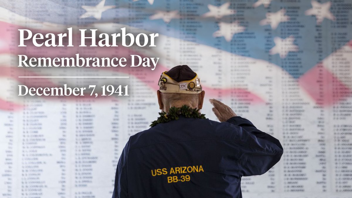 Today we remember the servicemen &amp; civilians who lost their lives 79 years ago during the attack on Pearl Harbor. Flags over the TN State Capitol and all State office buildings will fly at half-staff to honor these brave Americans.