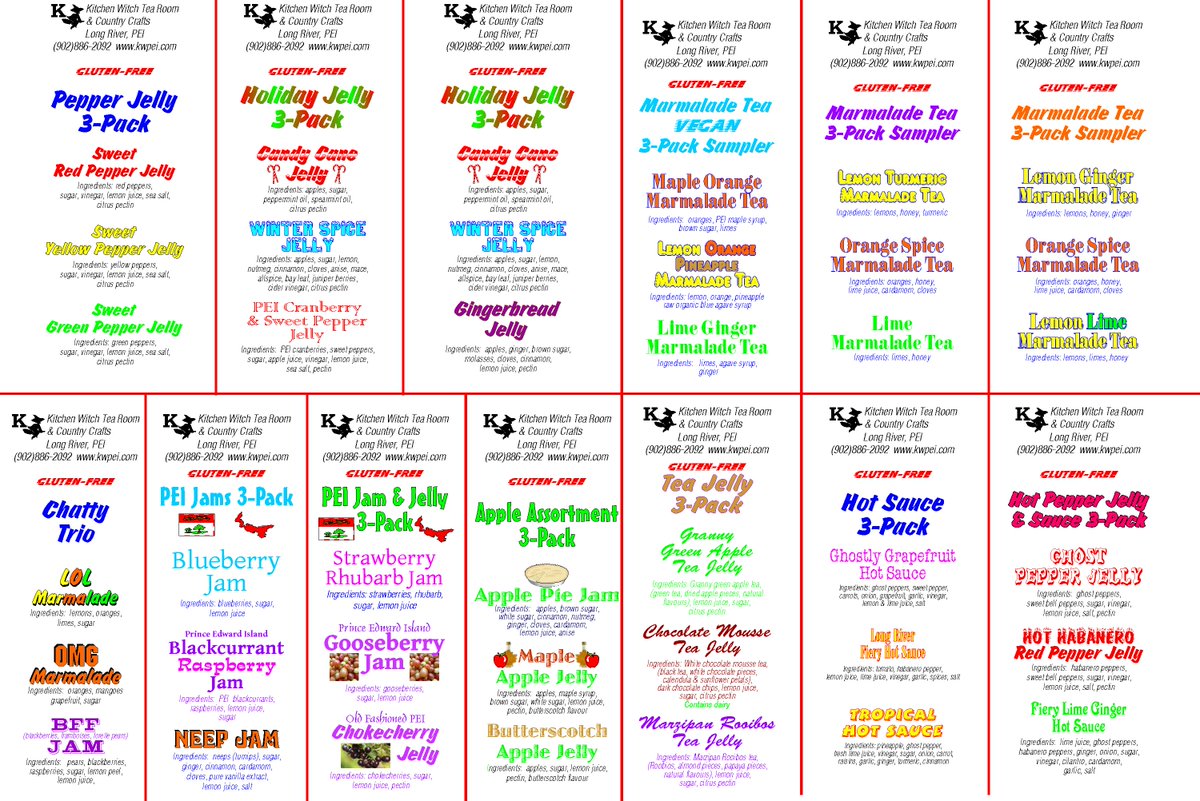 Choose from thirteen different 3-packs!  From our most popular Pepper Jelly Pack to Hot Sauces and Marmalade Teas there is a flavour selection for everyone!