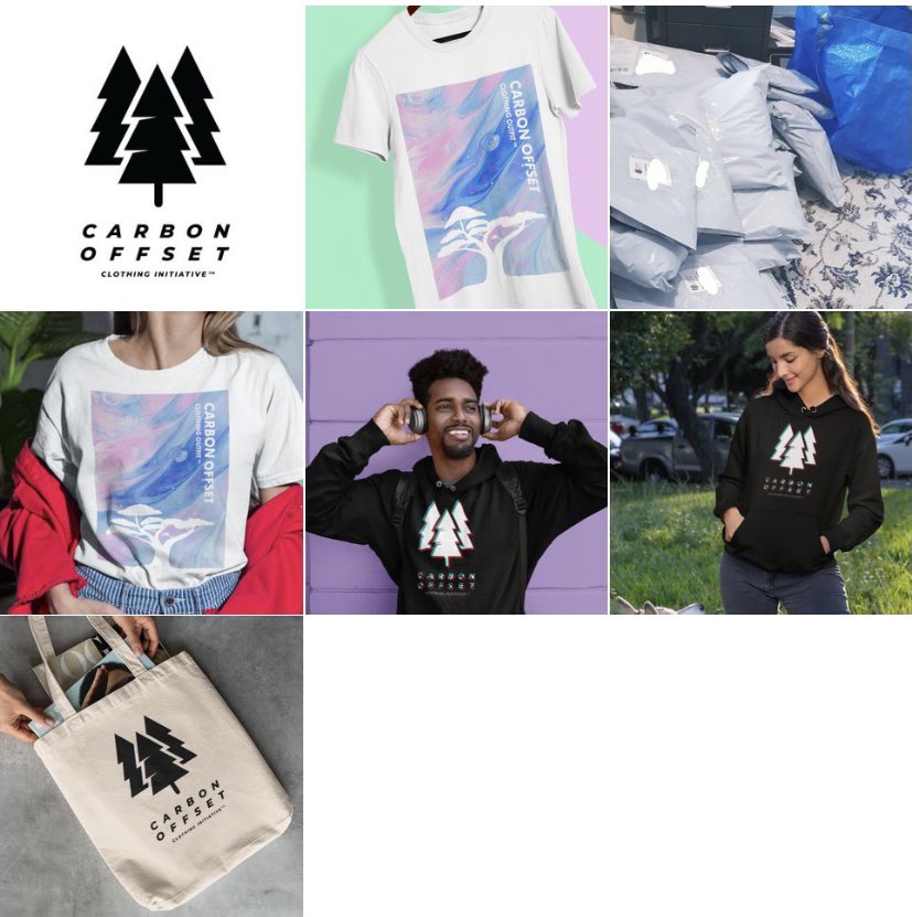 Our new clothing range is a perfect Christmas gift, a gift that keeps giving. Check out our website at carbonoffsetclothing.com