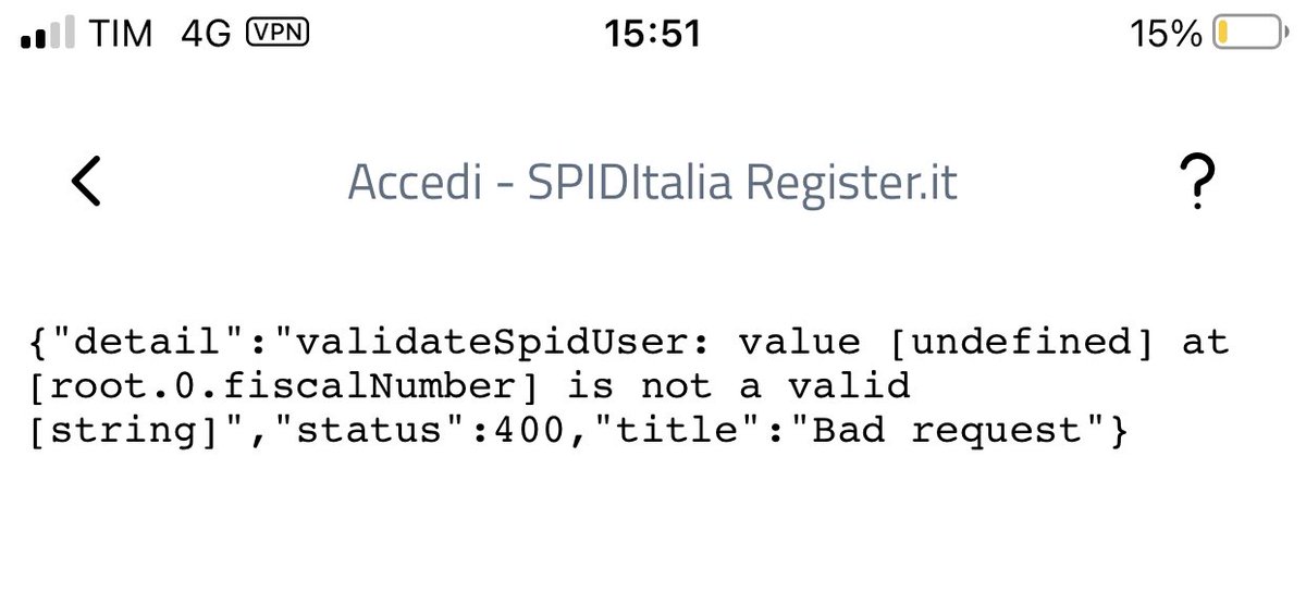 #IOapp #io credo ci siano ancora problemi. <a href="/registerit/">Register</a> possiamo controllare questo spid che non funziona mai?