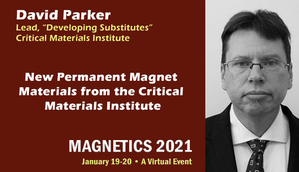 Sign up today to join industry professionals around the world <a href="/magneticsevent/">MAGNETICS 2022 Conference</a> and hear the session on new permanent magnet materials from <a href="/CMI_hub/">Critical Materials Innovation Hub</a> 
 
bit.ly/3lpRgkw
