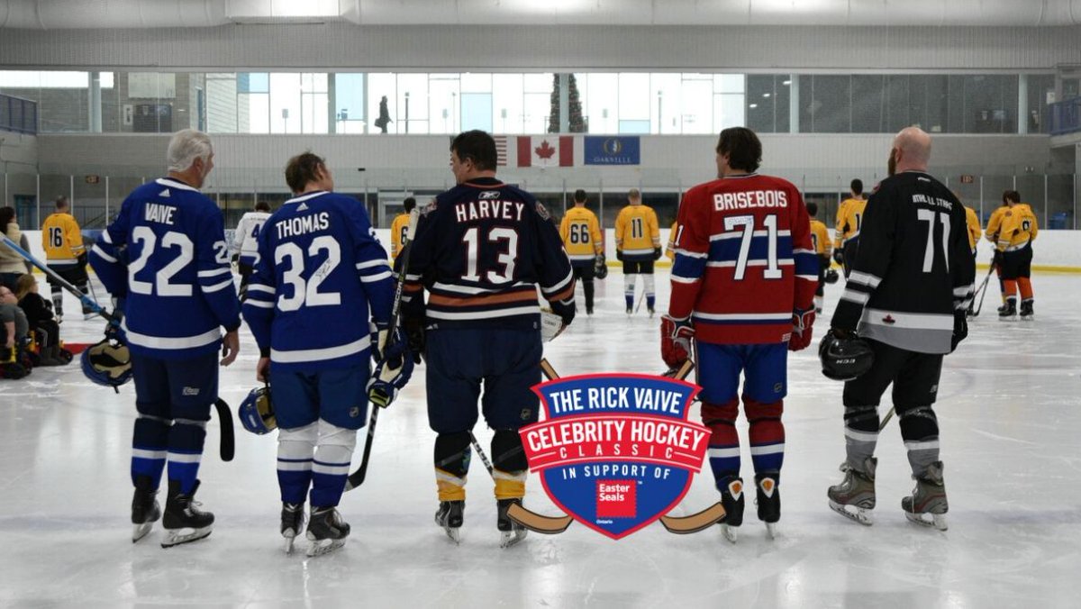 #CelebrityHockeyEasterSeals virtual puck drop continues with our Rick Vaive Celebrity Hockey Classic. This is your chance to give a child greater dignity, safety &amp; freedom. Make a donation to a team now. celebrityhockeyclassics.com #helpingkidsBEKIDS <a href="/rickvaive22/">Rick Vaive</a>