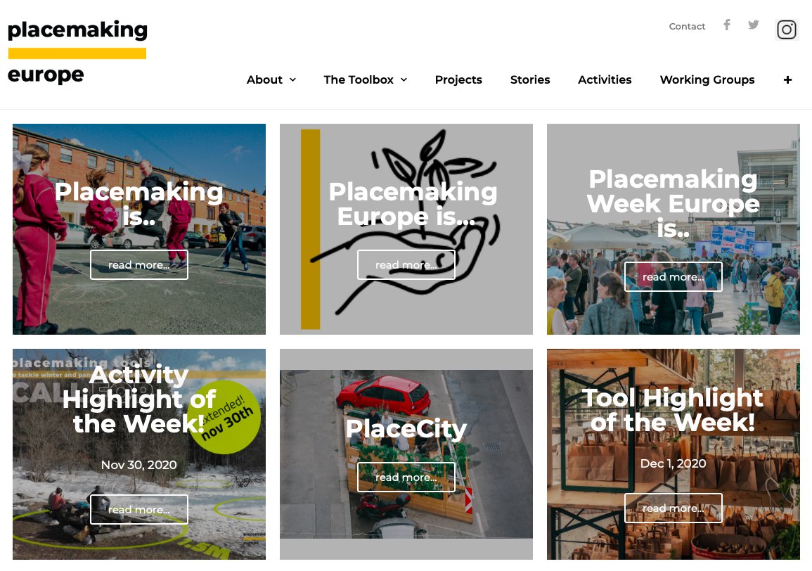 The latest #PlacemakingEurope newsletter is out: mailchi.mp/3fc947906ab6/p…

And explore their great updated website: placemaking-europe.eu

Thank you to <a href="/placemaking_eu/">Placemaking Europe</a> <a href="/Charlotschans/">Charlot Schans</a> <a href="/RamonMarrades/">Ramon Marrades</a> 

#placemaking #Placemaking4Recovery #WinterPlacemaking