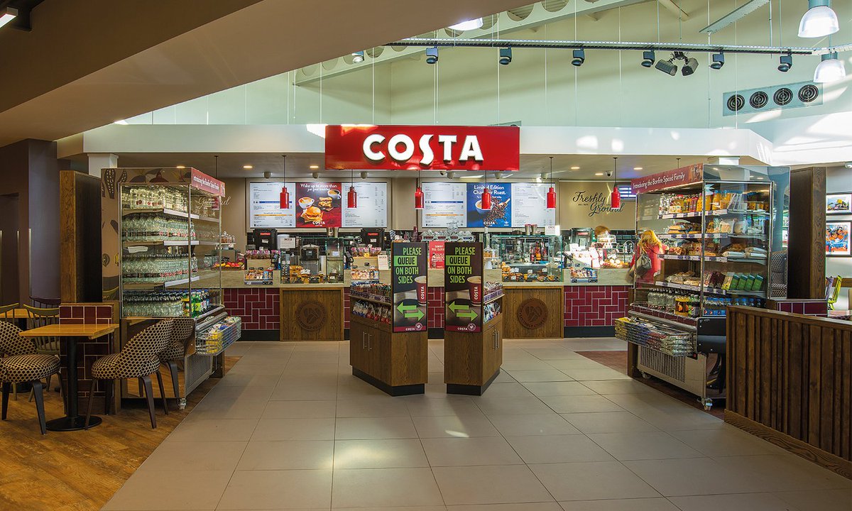 Roadchef's tweet image. We&apos;ve extended the opening hours of our @CostaCoffee stores⏰ All have social distancing and increased safety measures in place. Check here for the full list of open stores - roadchef.com/coronavirus