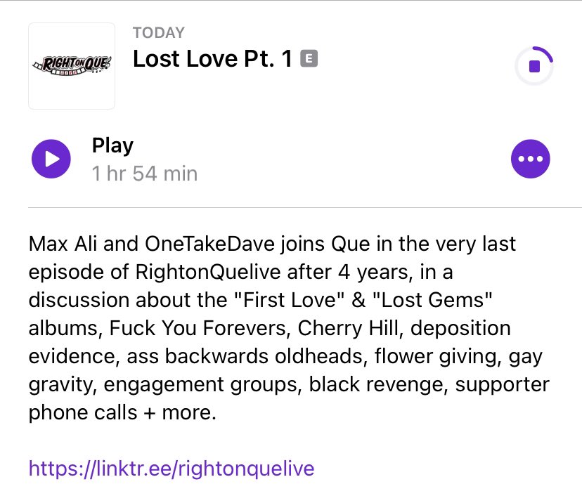 ROQLive's tweet image. Pt. 1 of longest &amp;amp; last #ROQLive episode ever w/ @OneTakeDave5 @malakiahali about deposition evidence, fuckin Jersey, flower giving, engagement groups, gay gravity, #LostLove + more. #TalkAboutIt 

podcasts.apple.com/us/podcast/rig…

soundcloud.com/roqlive/lost-l…

youtu.be/gBdgdIGJ2SA