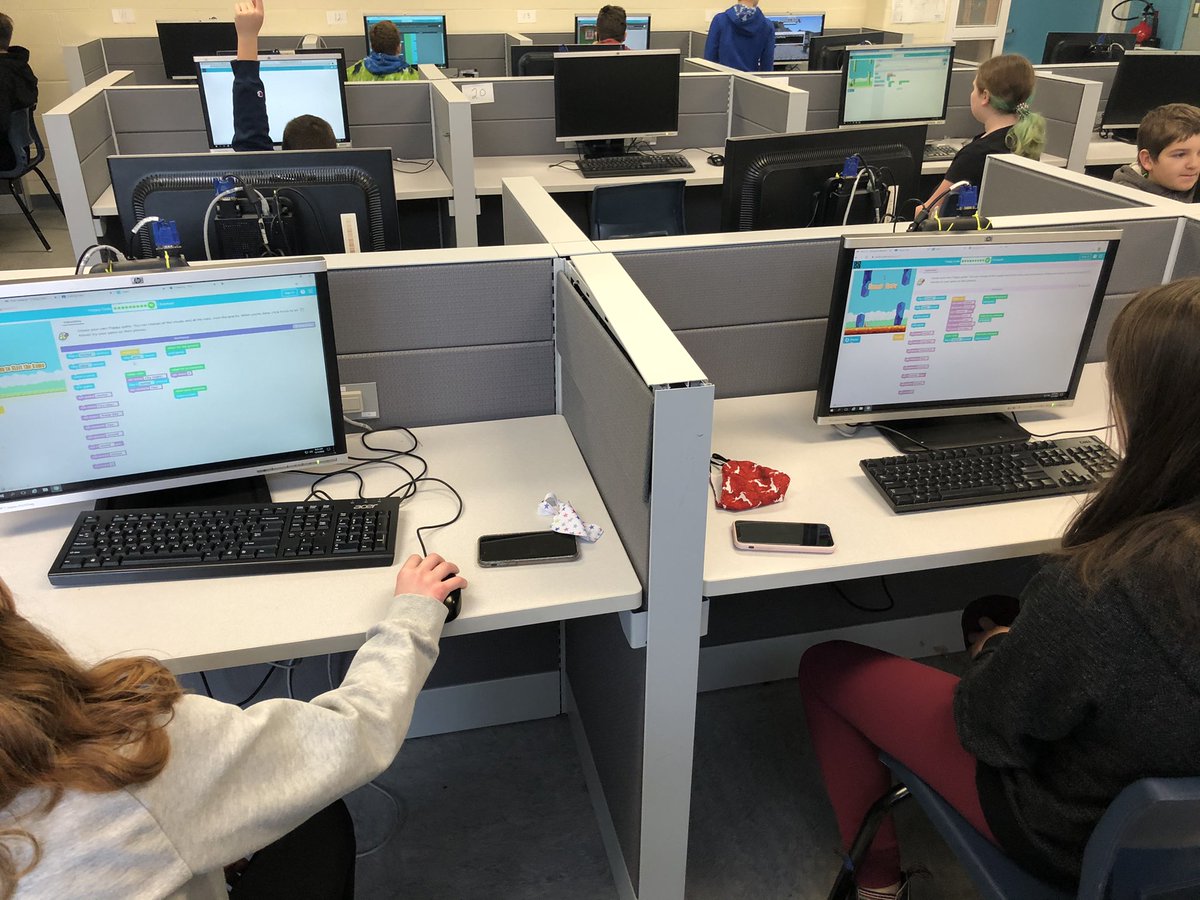 MrMcDonaldNL's tweet image. Minecraft and Flappy Bird were the two biggest hits on day one of Computer Science Education Week! 
Students loved the opportunity to spend their class exploring the world of coding 
#CodeWithTESIC #CSEdWeek @JuniperRidgeNL