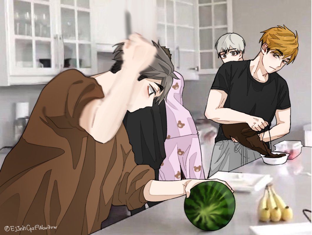 🦊이나리자키 숙소에서 벌어진 수박 사건 🍉