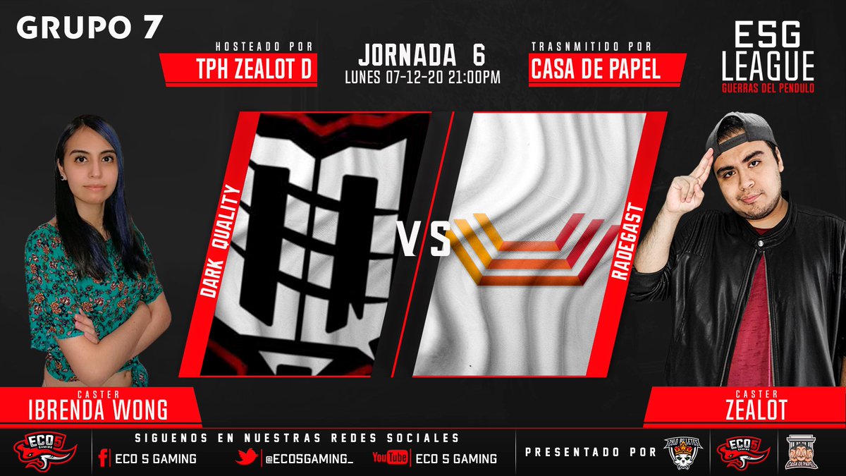 secondedition21's tweet photo. Jornada 6 
Mapa:asilo 
20:30 @FireNIceEsports Girls vs @CxsaDePapel Gamig
21:00 @DarkQualityTeam Vs Radegast
21:30 @ExionTeam vs @CxsaDePapel R1
22:00 @MexusAlpha Girls vs @PHIGAMINGMX
Casters 
@iBrendaWong  @ZEALOTMVP 
Canal de trasmisión 
https://t.co/yT0wA2Qtk7 https://t.co/uy810RUMs6