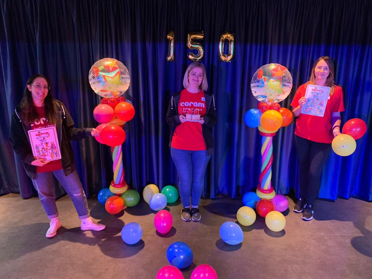 Coram's tweet photo. "It is a privilege to be part of these connections that are made"

We were delighted to mark our 150th Adoption Activity Day at the weekend! 🎉

Since launching, these special events have resulted in over 1,000 adoptions - around 1 in 4 children who attend https://t.co/or6dDJhDhQ https://t.co/3STe9MwZkA