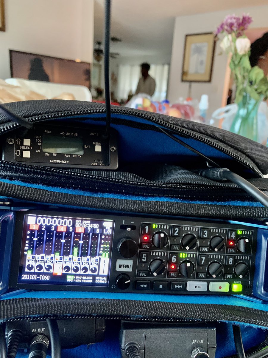 loyalsound's tweet photo. Always a great tool when doing production audio! My Zoom F8n @ZoomSound #recording #film #sounddesign #f8n #recorder https://t.co/9ERMuX1vLI