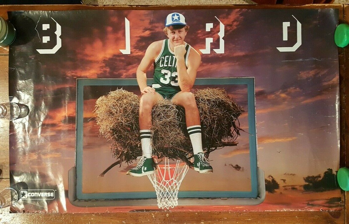 Classic Converse Larry Bird posters
