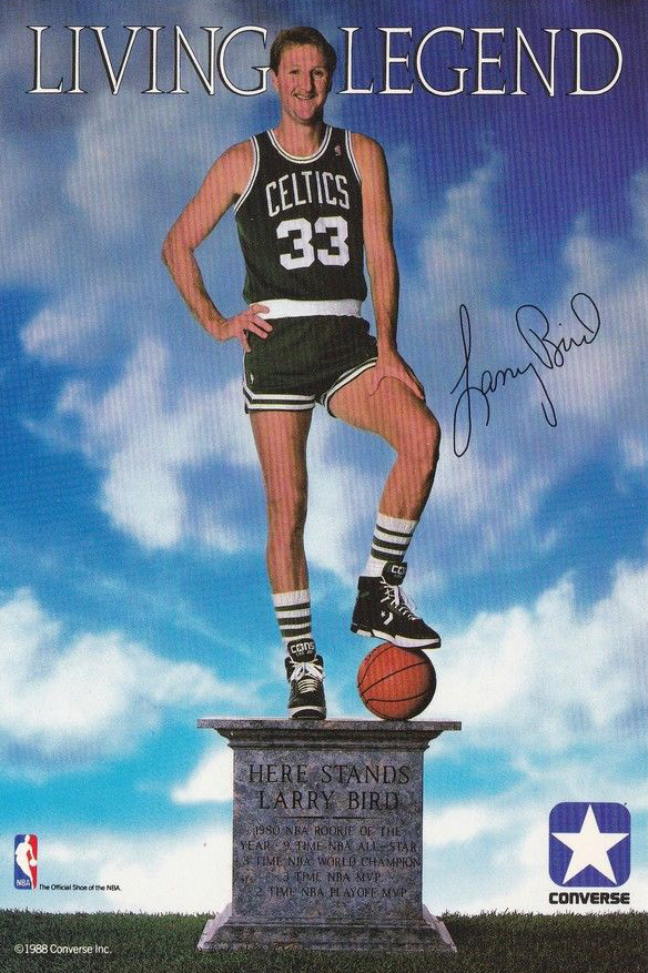 Classic Converse Larry Bird posters