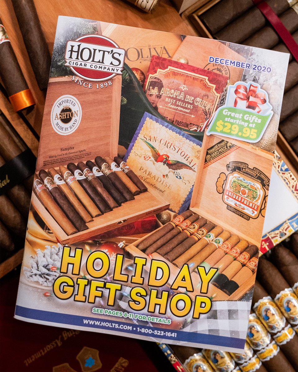 Getting our stockings ready with #Holts December Catalog #HolidayGiftIdeas #CigarGifts 🎁