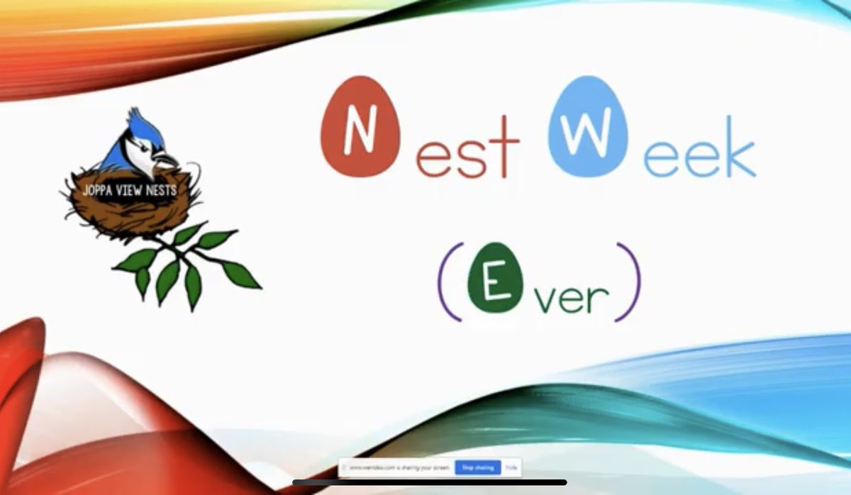It’s the NEST Week Ever! This week, our kindergarteners and any new JVE scholars will be assigned a nest color! Friday we will celebrate our nests by dressing in our nest colors 🥳 Which nest will show the most nest spirit??