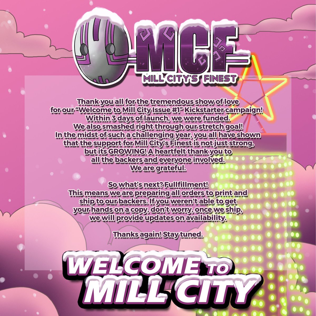 MCFseries's tweet photo. Thank you everyone! Our Kickstarter campaign is now closed. Shipping updates and availability coming soon.. https://t.co/zT0pOtMVrW 🖤🎆 https://t.co/mVDQnHqwZV