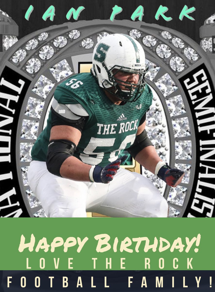 PSteel78's tweet photo. Happy Belated Birthday to @SRURockFB  All Conference &amp; All American OL Alum &amp; current @lixildeers  OL @ianpark_  🎂🏈🎉 #HBD #RockOL #RockO #Champ #TechRulesAll #Family #Beast https://t.co/56N5k5hSm5