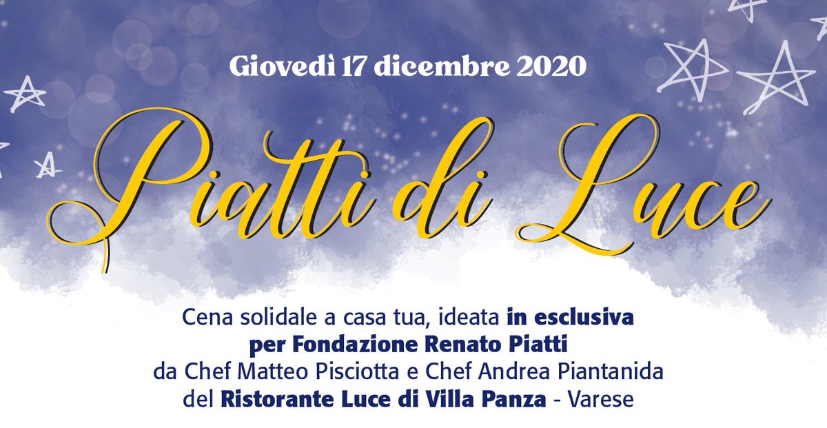 Da provare: cena gourmet solidale "a distanza" per sostenere #AnffasVarese e Fondazione Piatti varesenews.it/?p=1283365