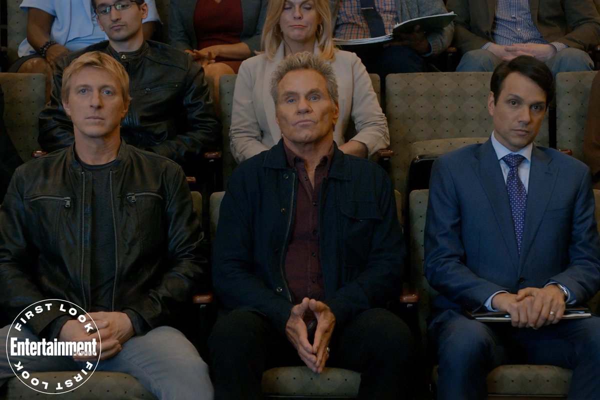 MovieSquadPR's tweet photo. Mira las primeras fotos exclusivas de Entertainment Weekly de la tercera temporada de #CobraKai en Netflix. La acción regresa el 8 de enero del 2021. 🐍 https://t.co/cfwOjij4eF