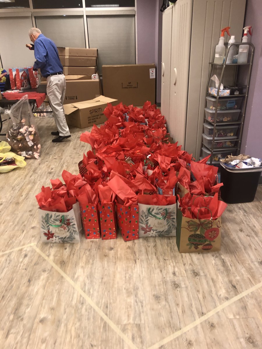 CompleatRehab's tweet photo. Our staff wrapping holiday presents for our Kiddos. https://t.co/NkZNJMEwgY