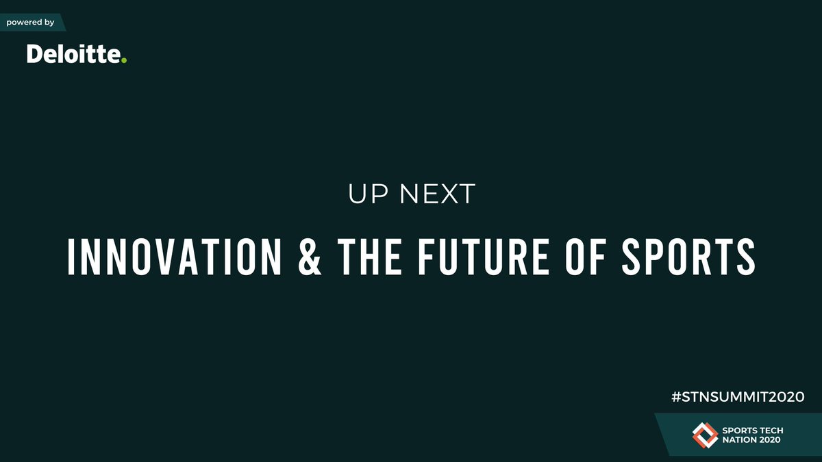 STNSummit's tweet photo. Let's keep the train rolling at #STN2020 as we delve into discussion about innovation in sports! Join @AngelaRuggiero @JavSobrino @Wiiim and Craig Thompson to explore the next frontier of #sportstech!

#sportstech #STNSummit2020 #STN2020 #innovation #sports https://t.co/LScQ3UXSTl