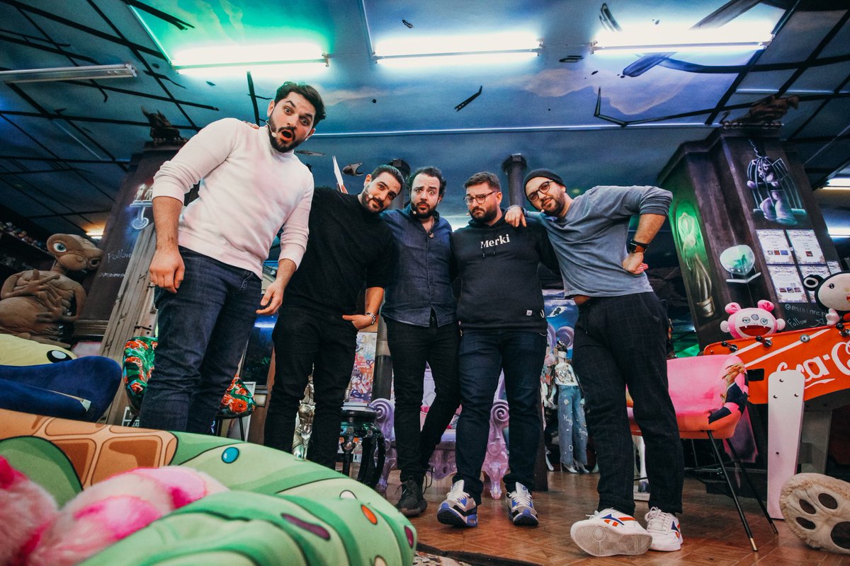 DeclassePodcast's tweet photo. La #teamcuisine + la #teamcinema = du grand n’importe quoi chez #déclassé 🙀
• lien ici > https://t.co/3qf6OCtPv4

#merouan de #topchef - #jeffreycagnes @JHONRACHID @AdrienPG @Elliotoff 

Photo: @disorderprod 

Avec @Cdiscount 🎰 
#podcast https://t.co/pSLvXDHge4