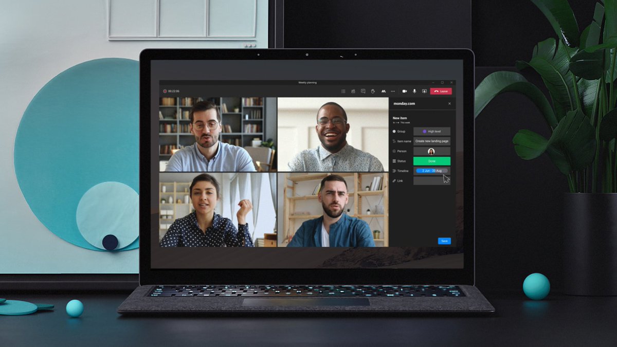 Microsoft365's tweet image. 💡 Create and 🤝 share meeting action items with the new #MicrosoftTeams apps integrations for @MondayDotCom, @SlidoApp, @HireVue, and more: msft.it/6017puplv