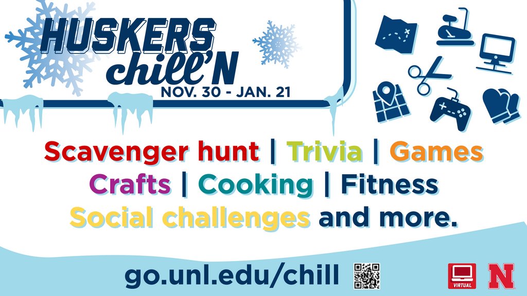 unlstudentlife's tweet photo. Connect with other Huskers from anywhere this week:

☕ Coffee Talks w/@involvedunl 
🍽️ Dish It Up w/@UNL_OASIS 
🆓 Bingo Night
❓ Trivia Night w/@NebraskaUnions 
🗣️ Friday Social w/@unlisso 

More » https://t.co/HHaNI3fM3O #UNL #lifeatNebraska #HuskersChillN https://t.co/pXvfI9G1JA