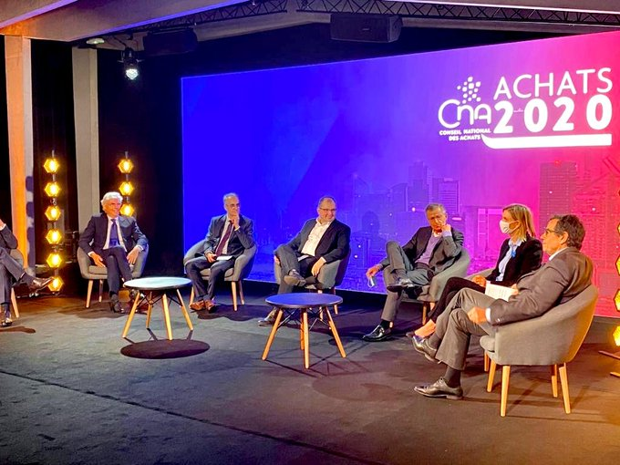ESS2024's tweet photo. A l'occasion de l'#UDA2020 aujourd'hui, les différents intervenants ont pu rappeler l'importance de la commande publique et des achats solidaires, véritables leviers d'une relance responsable.
@CnaAchats @oliviagregoire @AgnesRunacher @PPelouzet @Silex_Ai @MarcSauvageCNA https://t.co/ycBA5jfOwR