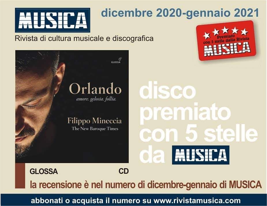 News from Italy. Five stars for our very first recording on Musica Magazine. Thanks!!!