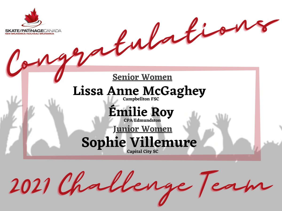 SkateNB's tweet photo. Congratulations to our skaters! Félicitations à nos patineurs! https://t.co/gLT82uuSN1