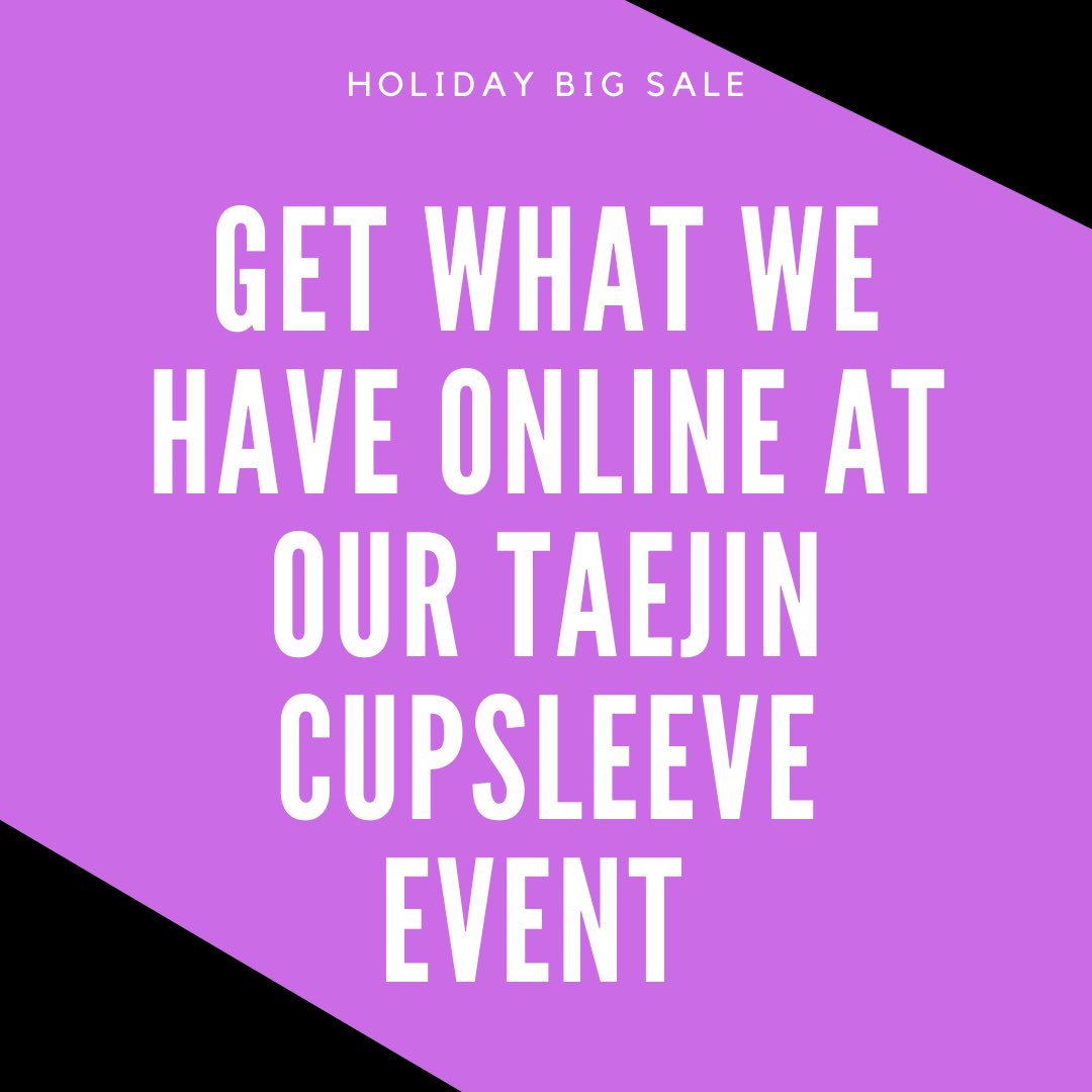 IncSlayage's tweet photo. Don’t miss out on getting some really cool #KPOP merchandise at our #taejincupsleeve event. Get up to 15% on items!
We will be dropping new merchandise list tomorrow!
Cc: @phactoryc 

Click links to buy tickets:
JHB 
https://t.co/5KTGbCWFgU
CPT 
https://t.co/zHJA0TBPoe https://t.co/7vhnUKh2eQ