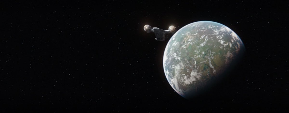  #TheMandalorian   So this is the last flight of the Razor Crest.
