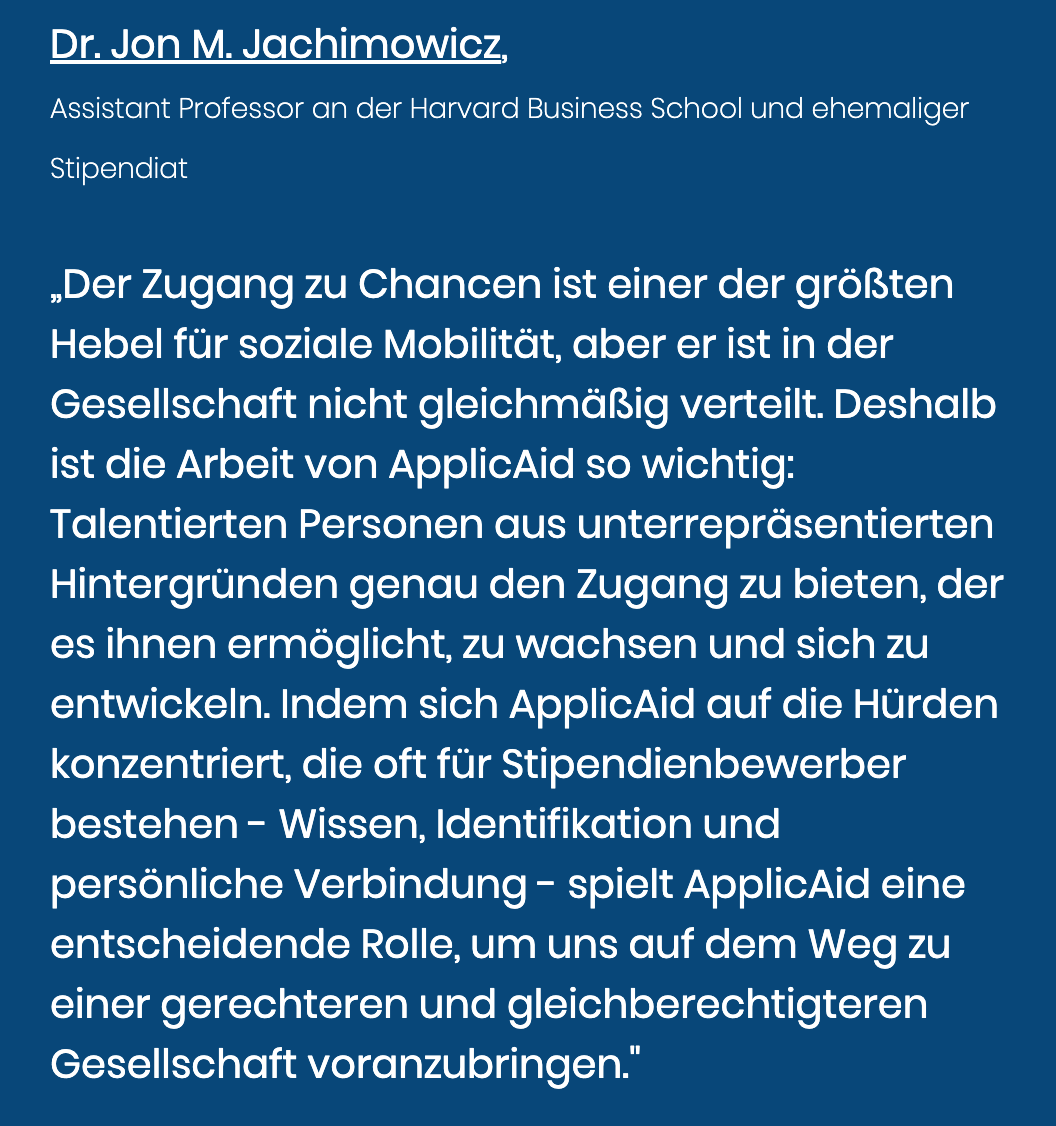jonj's tweet photo. Thrilled to become an ambassador for #ApplicAid, an organization (🇩🇪 for now, more hopefully soon) dedicated to broadening access to scholarships for individuals from underpresented minorities.
https://t.co/X6MZryXrbX https://t.co/b0w3F4SgAB