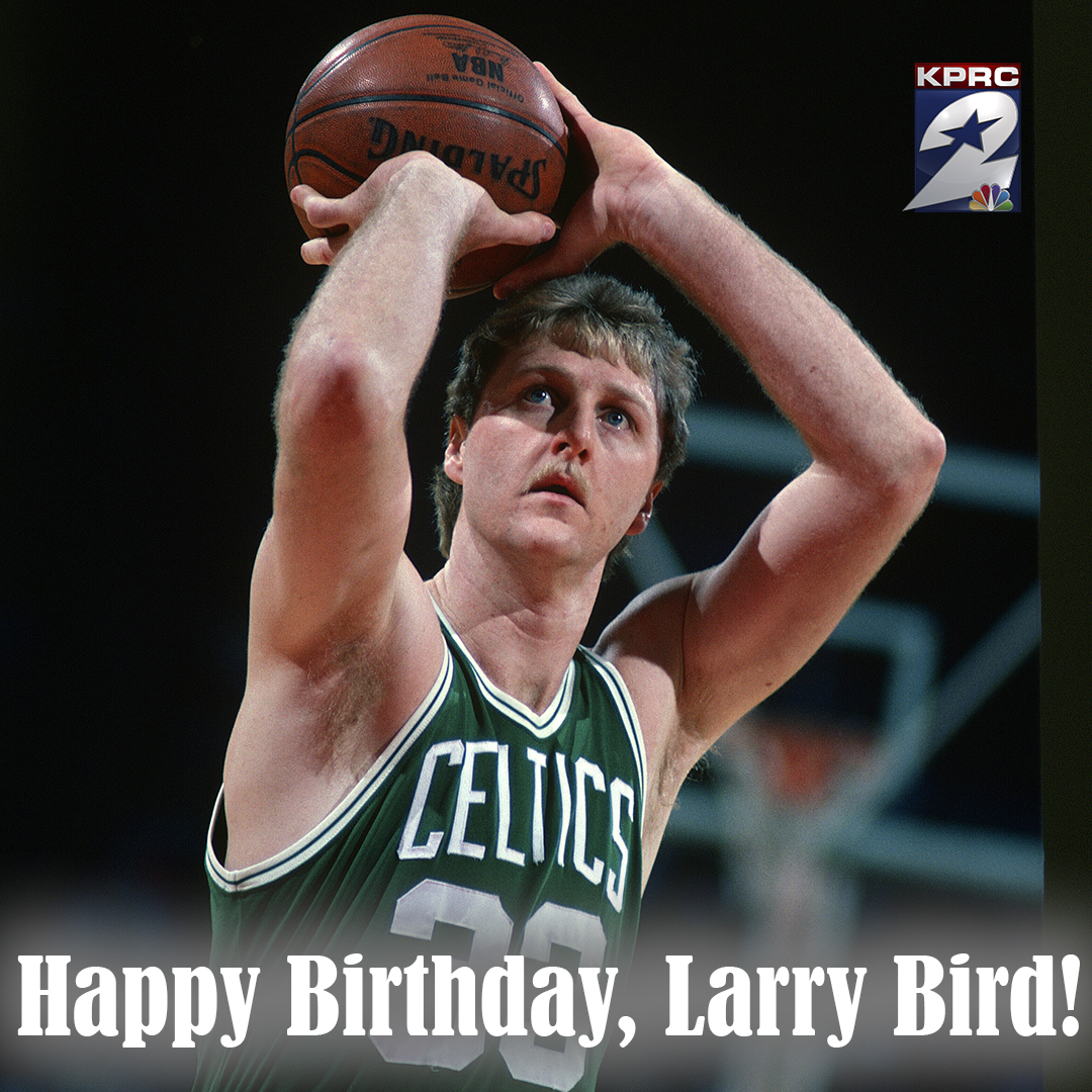 Happy Birthday, Larry Bird! He is 64 years old today. 