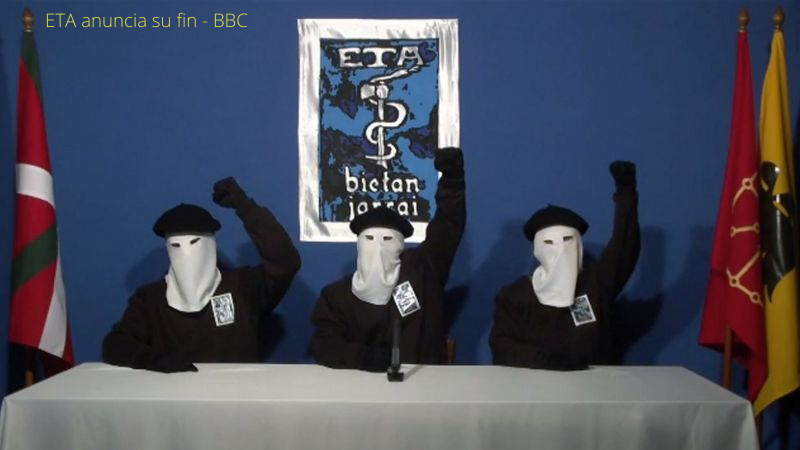 365Communicati2's tweet photo. 📅#ETA anuncia su #autodisolución el día 3 de mayo de 2018. Dicha organización dijo en 2011 que iba a proceder al cese definitivo de su actividad armada, pero esto no se cumplió hasta 6 años y medio después en 2018. https://t.co/C13WXhwOyl